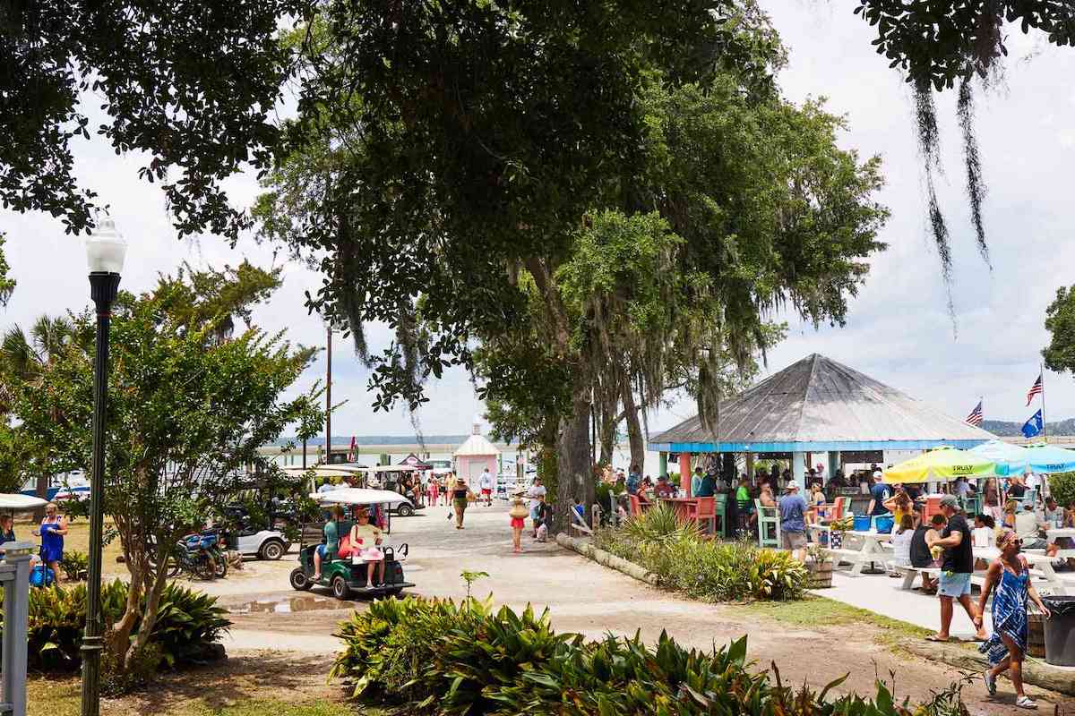 Spend the day on Daufuskie Island on golf carts