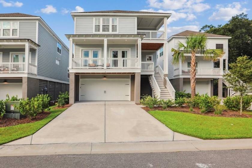 Exterior of the 3 Talon Court vacation rental home in Hilton Head