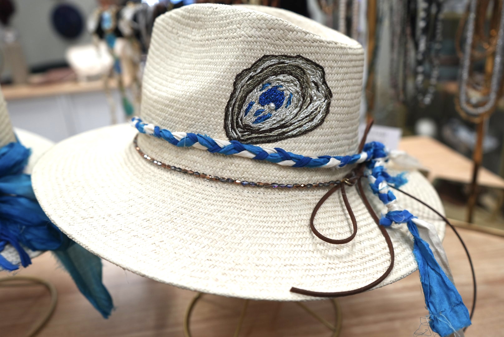 Custom made hat at Brims On The Bluff