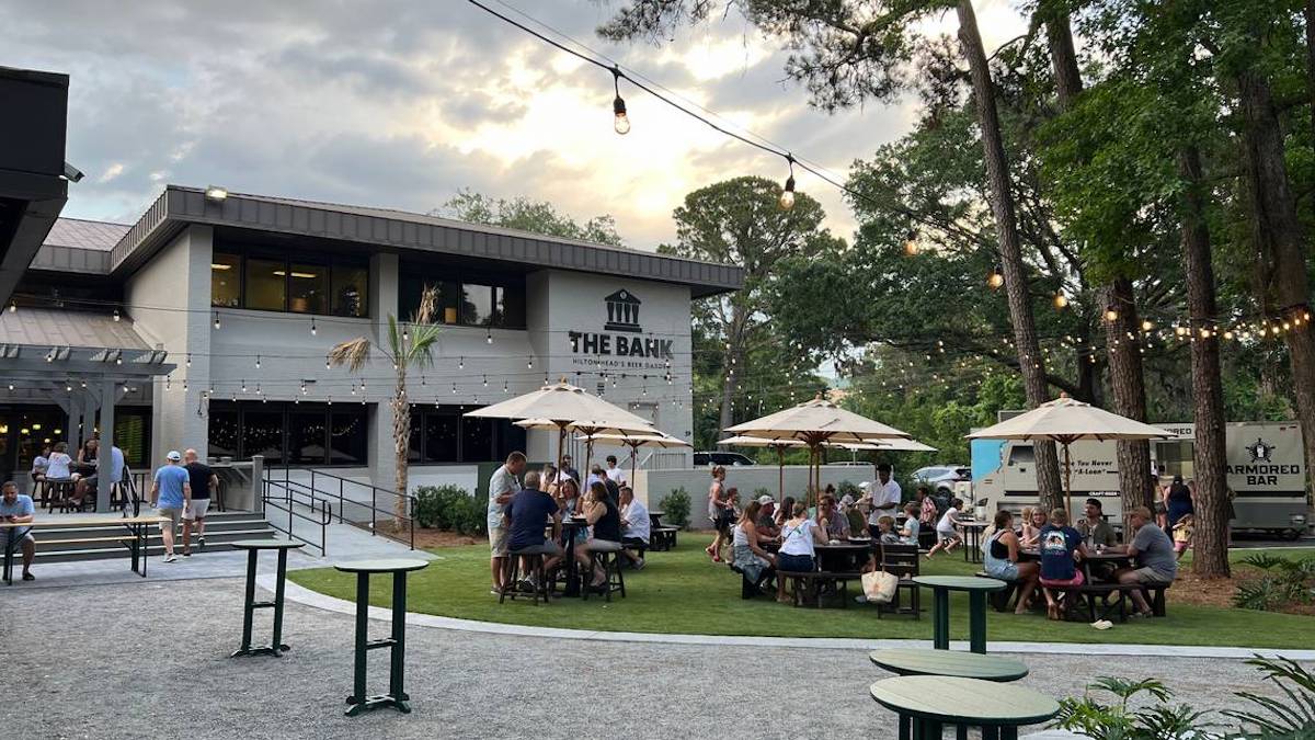 Food and drinks at The Bank